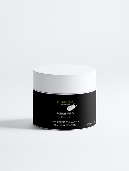 SCRUB VISO E CORPO CON SABBIA VULCANICA